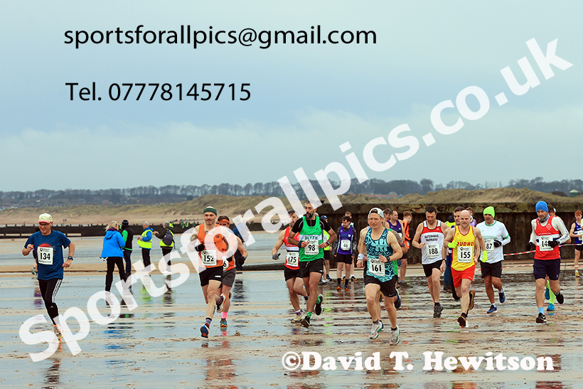 The 2024 Blyth Beach Run, Northumberland.   Photo: David T. Hewitson/Sports for All Pics